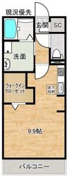 オーヴェストの間取り画像