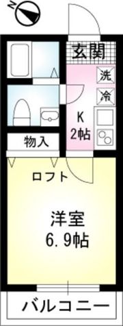 エスペランサ杉田の間取り画像