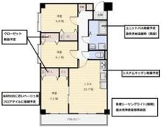 レジデンス御器所スクエア(旧グランカーサ御器所)の間取り画像