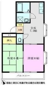 プリムローズB棟の間取り画像