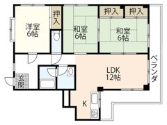 第二向山ハイツの間取り画像