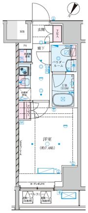 GENOVIA川崎Ⅶの間取り画像
