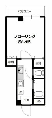 名古屋ハイツの間取り画像