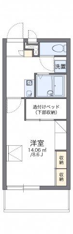 レオパレスわかばの間取り画像