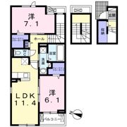 サニーガーデンの間取り画像