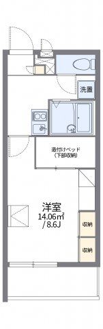 レオパレスシーバーの間取り画像
