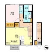 ヒルズ つくばの間取り画像