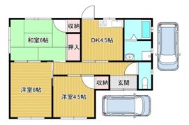 中島三木様借家の間取り画像