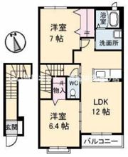 メゾン ラグランジュ B棟の間取り画像
