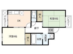 AnPalace庚午北の間取り画像