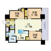Brillia Tower 西新の間取り画像