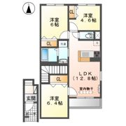 グランディールHANAの間取り画像
