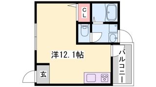 プレイスハイツ青谷の間取り画像