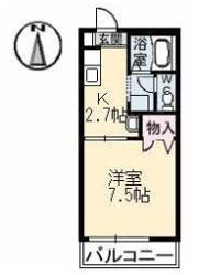 コロニーK A棟の間取り画像