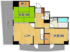 ファミリーハウス勝山の間取り画像