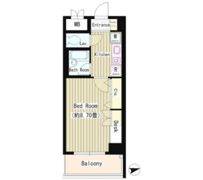 協和高輪マンションの間取り画像