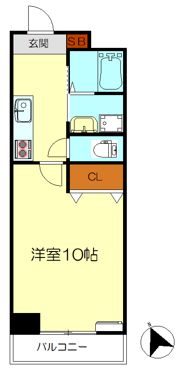 FLATHILL広国際通りの間取り画像