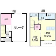 GARAGE Add One(ガレージ アド・ワン）の間取り画像