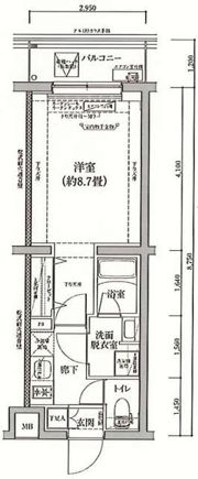 アイルプレミアム東京上石神井の間取り画像