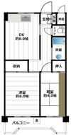 鶴瀬スカイマンションの間取り画像