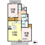 フルールエクラの間取り画像