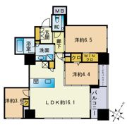 インプレスト天神オークタワーの間取り画像
