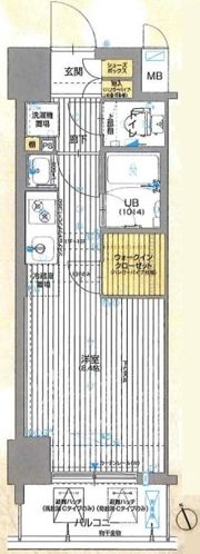 アスヴェル神戸元町海岸通の間取り画像
