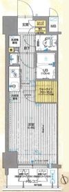 アスヴェル神戸元町海岸通の間取り画像