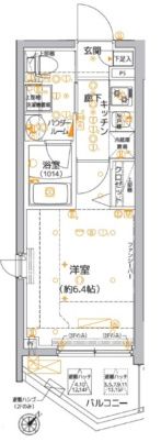 クレイシア品川東大井の間取り画像
