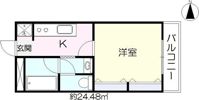 サンフラッツ新大阪 別館の間取り画像