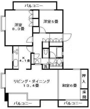 アルカサルKの間取り画像