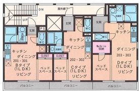 本牧原壱番館の間取り画像