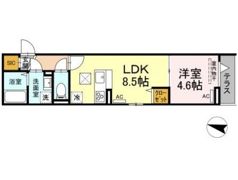 ルリアン北小岩Ⅱの間取り画像