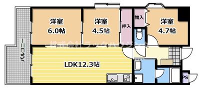リバージュⅠの間取り画像