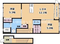 メゾン・ド・ソレイユの間取り画像