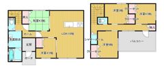 大津町引水一戸建て（844-3）の間取り画像