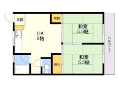 コンフォート藤崎駅前の間取り画像