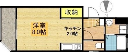 マンションリバエイトの間取り画像