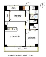グランスクエア岡山駅西の間取り画像