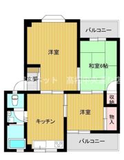 第2高尾マンションの間取り画像