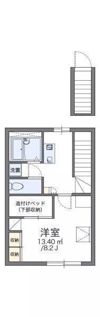 レオパレスプレミール鳥の木の間取り画像