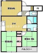 丸亀ステップハイツの間取り画像