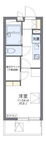 レオパレスクレスト北戸田の間取り画像