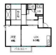 エリアール Bの間取り画像