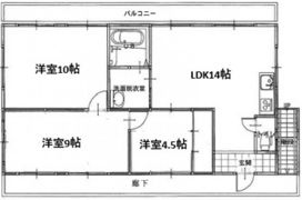 西本アパートの間取り画像
