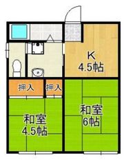 榎本荘の間取り画像