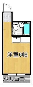 ヤングハイツクロノスの間取り画像