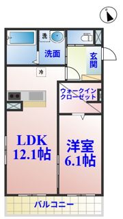 ルールド クロワールの間取り画像