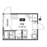 チトカラアパートメントの間取り画像