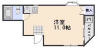 スカイコテージ三野の間取り画像